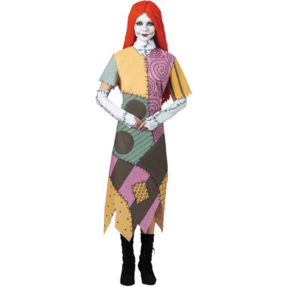 NWT Disney Sally Nightmare Before Christmas Halloween costume Women's sz 12-14